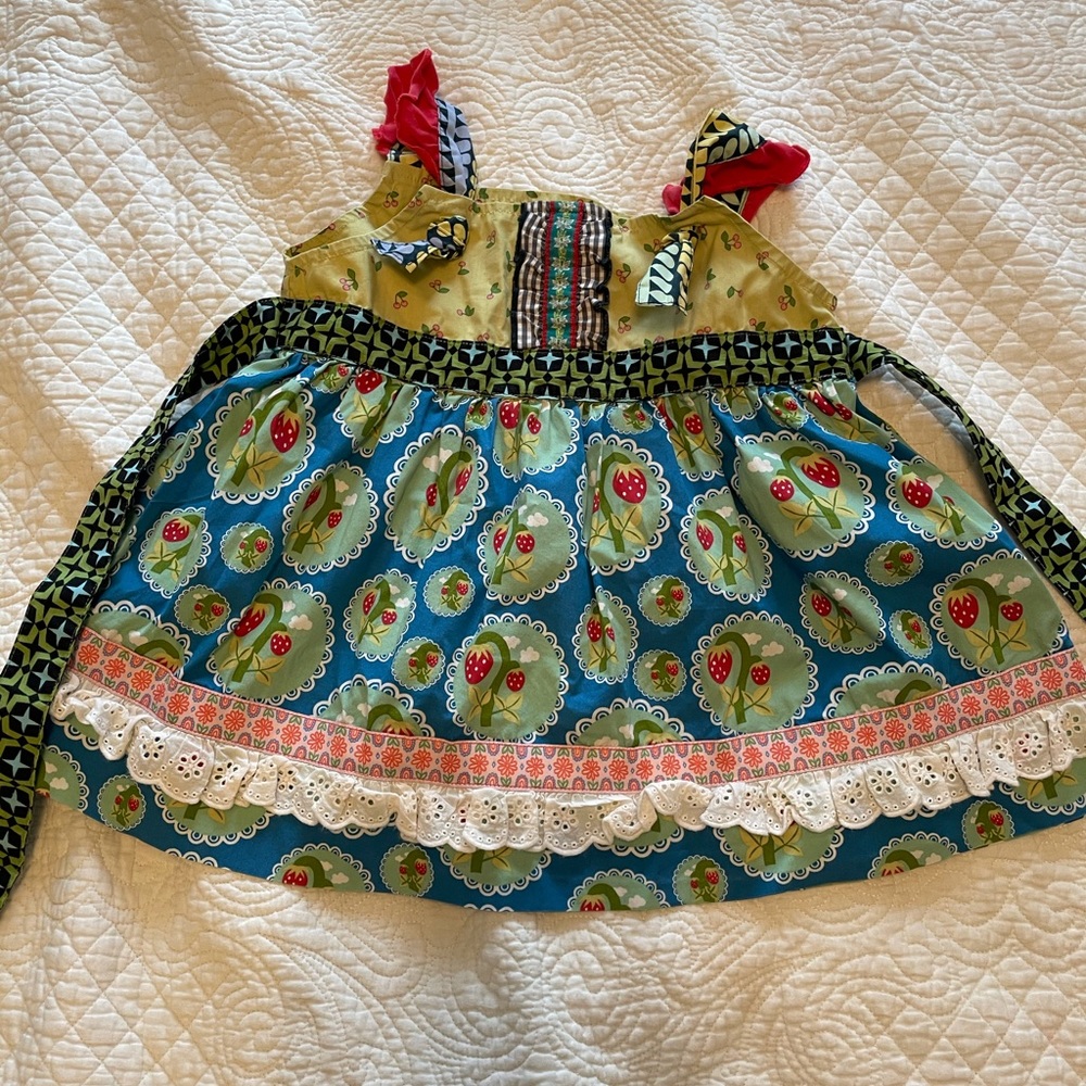 Matilda Jane size 6 strawberry top